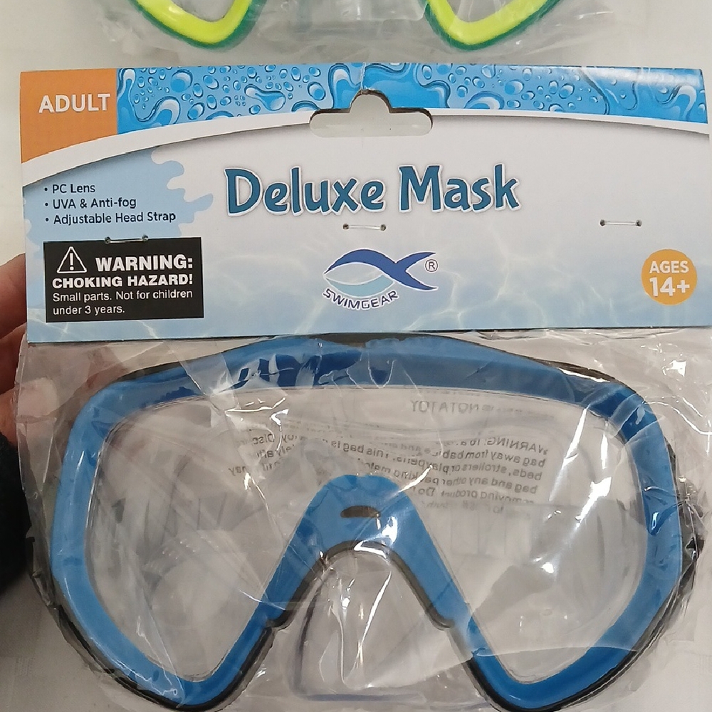 Blue Deluxe Adult Mask by Swimgear